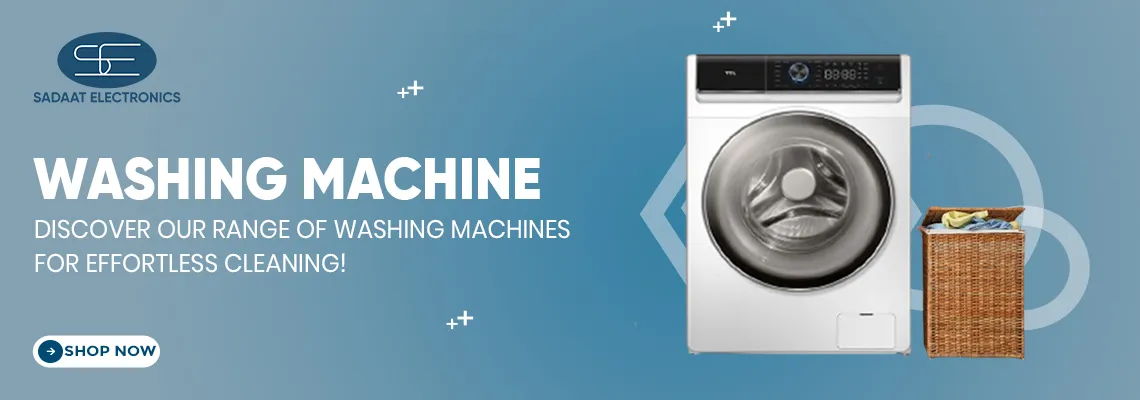 Washing Machine Category Banner Washing Machine Category Banner
