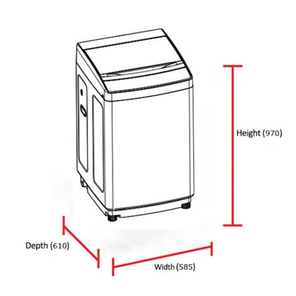 DAWLANCE WASHING MACHINE DWT-1165 PL - Image 5