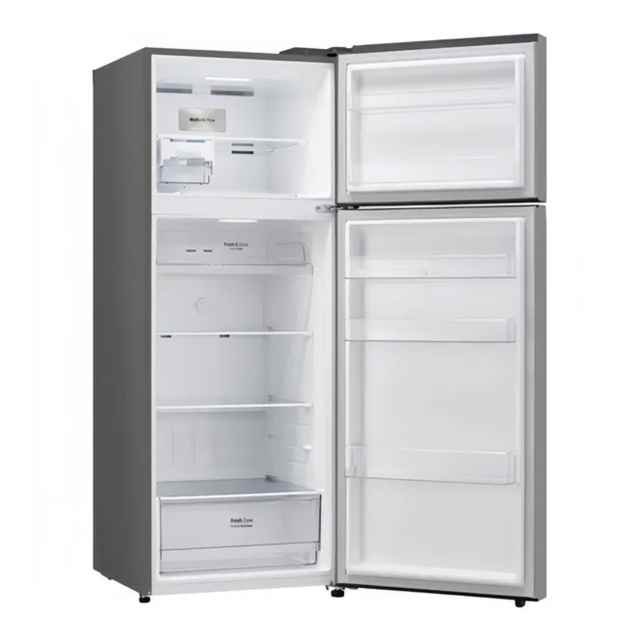 LG Double Door Refrigerator, 600L, Platinum Steel, GR-B642PFFQ - Image 2
