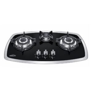 Generaltec Gas Hob 3 Burner GCS-76301-S Glass