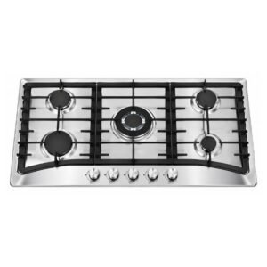 Generaltec Gas Hob 5 Burner ARB-595N-SF Steel
