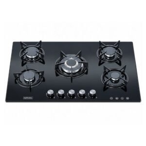 _Generaltec Gas Hob 5 Burner GCB-5G90N Glass