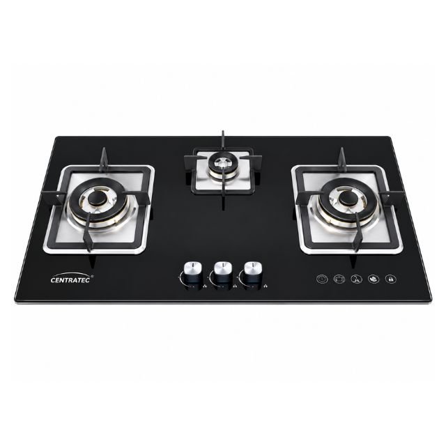 Generaltec Gas Hob GCS-88305 PS Glass Wok Burner 5 Jets